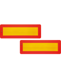 Jeu de 2 Plaques Remorque ECE70 – Signalisation Homologuée