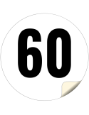 Disque adhesif 60 km/h - TrucksActiv.fr