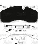 Plaquettes de Frein Valeo WVA29181 pour Volvo - Qualité Supérieure