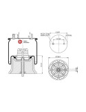 Coussin d’air Norca compatible DAF, Scania & Schmitz Cargobull