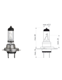 Lampe Hella H7 12V 55W Halogène - Éclairage Auto Haute Qualité