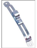 Support d’aile 424 mm galvanisé avec vis – Robustesse et durabilité
