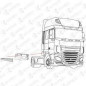 Moulure aile av dr pour daf xf euro 6 Moulure aile av dr pour daf xf euro 6